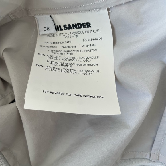 Jil Sander sleeveless fitted button down top - Picture 7 of 8